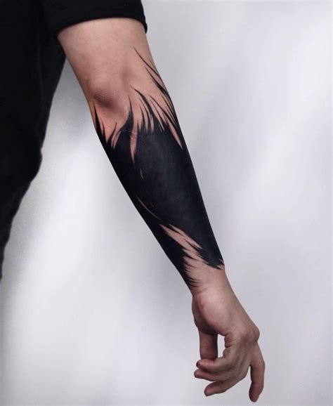 black on black tattoo|78 Blackout Tattoo Ideas to Release Your Darkness.